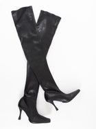 Proenza Schouler Over The Knee Stretch Vegan Leather Boots - 37