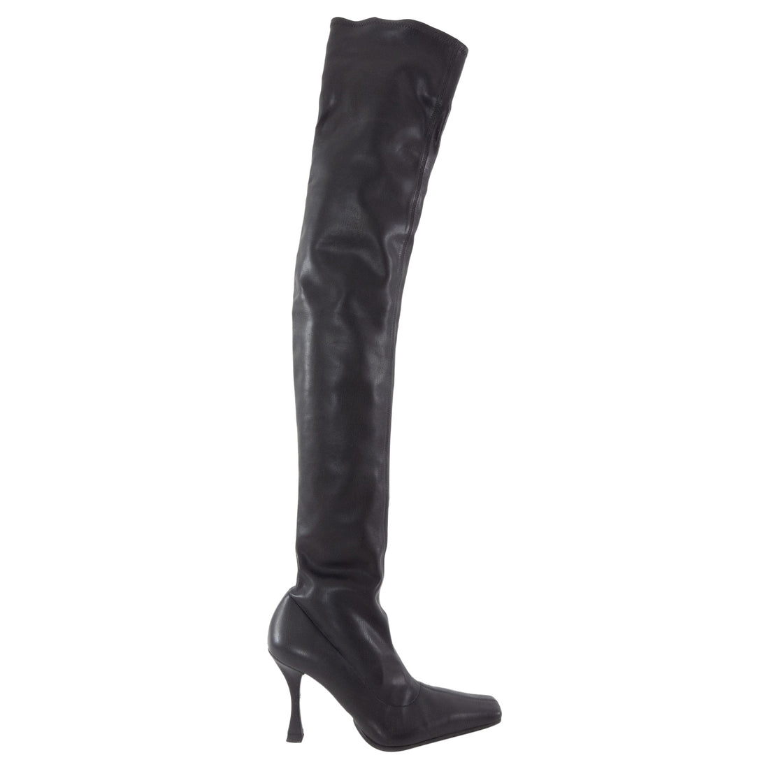 Proenza Schouler Over The Knee Stretch Vegan Leather Boots - 37