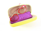 Emilio Pucci Pink Clear Frame Sunglasses