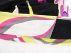 Emilio Pucci Silk Jersey Lime Pink Black Long Sleeve Top - IT42 / S / 4/ 6