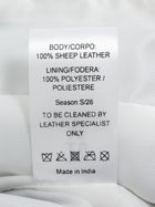 R13 White Lambskin Berlin Leather Jacket - M