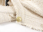 Rag & Bone Ivory Marisa Boucle Jacket with Gold Buttons - 6