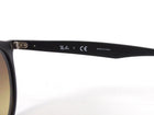 Ray Ban RB 4256 Matte Black Metal Round Double Bridge Gatsby Sunglasses - L