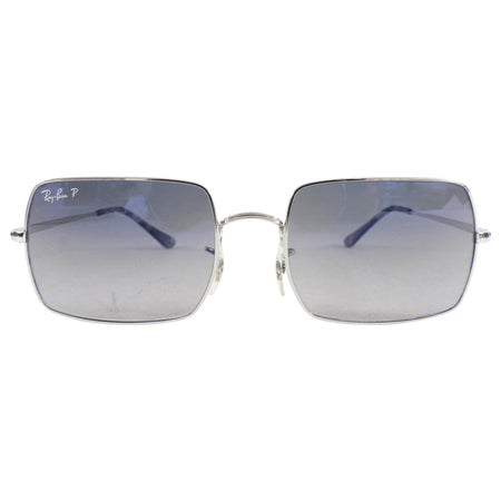 Ray Ban Rectangular Silver Metal Frame Sunglasses 9149