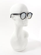 Ray Ban RB 4256 Matte Black Metal Round Double Bridge Gatsby Sunglasses - L