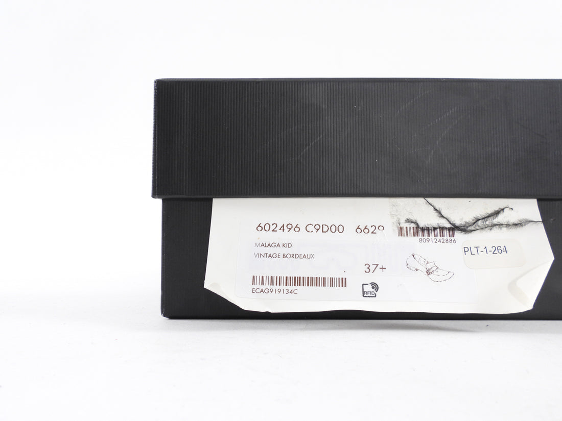 Gucci Marmont Rust Leather Block Heel Loafers - 37.5