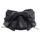 Red Valentino Black Leather Bow Detail Chain Bag