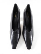 Reformation Black Leather Nolita Pump - 7