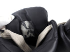 Rick Owens SS26 Black/Milk Leather Jumbolace Sneakers - 36