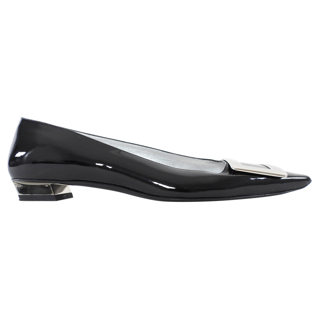 Roger Vivier Black Patent Belle Pumps - 39.5