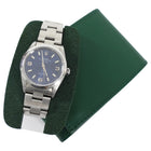 Rolex Air King 34mm Stainless Blue Dial Wrist Watch