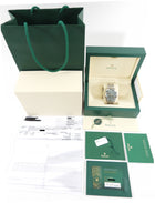 Rolex Datejust 41mm Stainless Steel Green Dial Wrist Watch