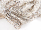 Rony Kobo Silver Sequin Cowl Neck Dress - USA 6