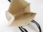 Rue de Verneuil Beige Tweed Canvas Large Tote Bag