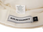 Ruslan Baginskiy Light Beige Cotton Baker Newsboy Cap S