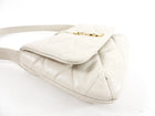 Saint Laurent Ivory Le 57 Hobo Bag in Quilted Lambskin