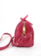 Saint Laurent Fuchsia Leather Baby Duffle Bag