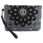 Saint Laurent Bandana Quilted Small Wristlet Pouch