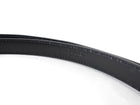Saint Laurent Black Leather Enamel Buckle Skinny Belt - 33-37