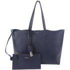 Saint Laurent Midnight Navy East West Shopping Tote Bag