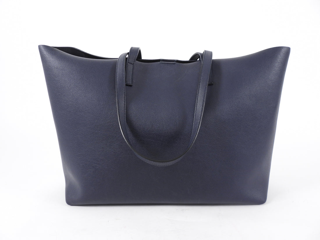 Saint Laurent Midnight Navy East West Shopping Tote Bag