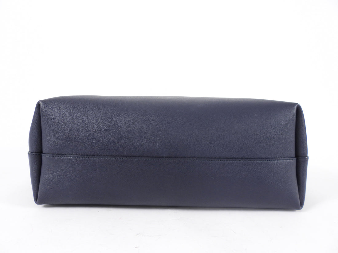 Saint Laurent Midnight Navy East West Shopping Tote Bag