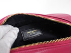 Saint Laurent Cherry Pink Medium Lou Monogram Quilted Camera Bag