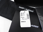 Saint Laurent Black Chevron Medium Envelope Chain Bag