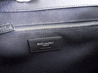 Saint Laurent Black Matelasse Large Envelope Chain Flap Bag