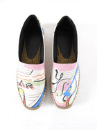 Saint Laurent 1980 Multicolour Canvas Espadrille Flats - EU 37
