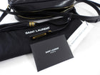 Saint Laurent Black Medium Lou Monogram Quilted Camera Bag
