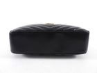 Saint Laurent Black Medium Lou Monogram Quilted Camera Bag