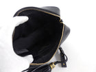 Saint Laurent Black Medium Lou Monogram Quilted Camera Bag