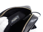 Saint Laurent Black Medium Lou Monogram Quilted Camera Bag