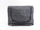 Saint Laurent Niki Grey Leather Medium Chain Flap Bag