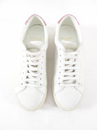 Saint Laurent White Leather Perforated Low Sneaker - 36
