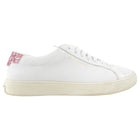 Saint Laurent White Leather Perforated Low Sneaker - 36