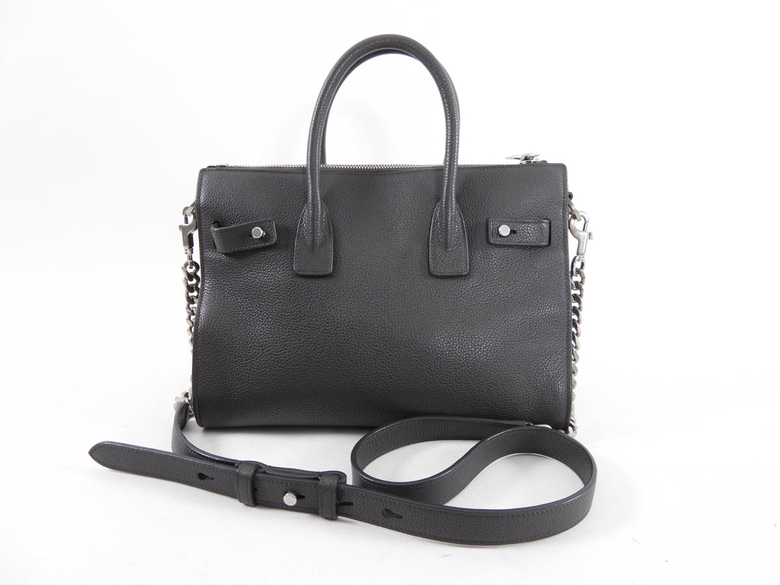 Saint Laurent Grey Baby Sac de Jour Chain Strap Bag