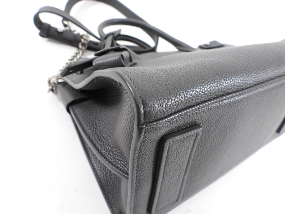 Saint Laurent Grey Baby Sac de Jour Chain Strap Bag