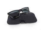 Saint Laurent 767 Sunglasses Black Rectangular