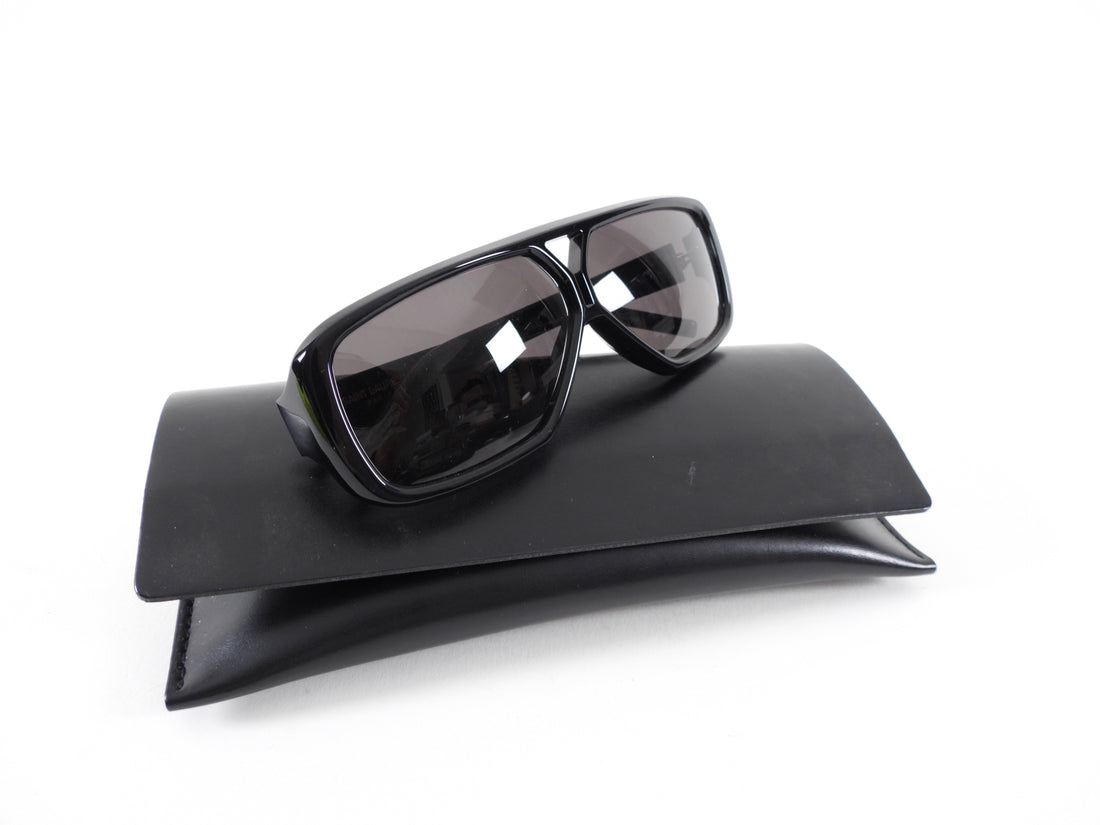 Saint Laurent Black Acetate Sunglasses SL569Y