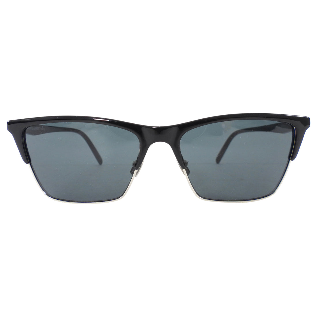 Saint Laurent 767 Sunglasses Black Rectangular