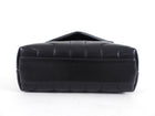 Saint Laurent Black Chevron Quilted Lambskin Toy Lou Lou Shoulder Bag BHW