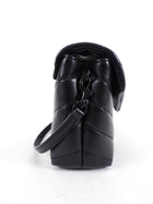 Saint Laurent Black Chevron Quilted Lambskin Toy Lou Lou Shoulder Bag BHW