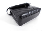 Saint Laurent Black Chevron Quilted Lambskin Toy Lou Lou Shoulder Bag BHW
