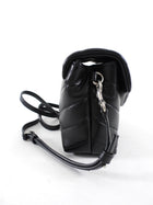 Saint Laurent Black Leather Toy Lou Lou Monogram Quilted Crossbody Bag
