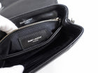 Saint Laurent Black Leather Toy Lou Lou Monogram Quilted Crossbody Bag