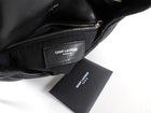Saint Laurent Black Quilt Leather Toy Puffer Bag