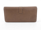 Saint Laurent Taupe Y Ligne Continental Wallet