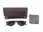 Shevoke Black Owen Metal Aviator Sunglasses